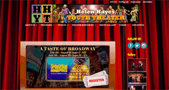 Desktop Screenshot of helenhayesyouththeatre.com