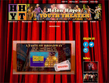 Tablet Screenshot of helenhayesyouththeatre.com